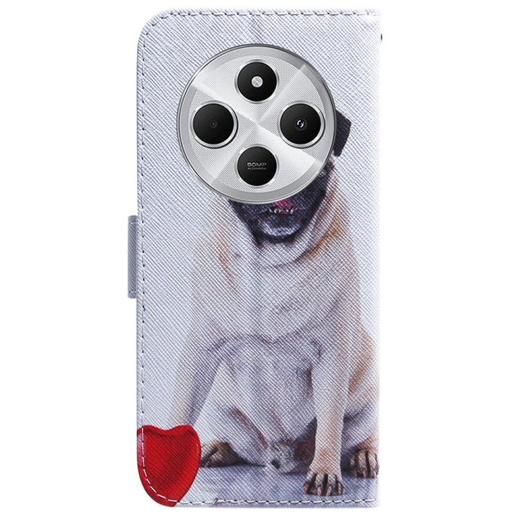 For Redmi 14C 4G Coloured Drawing Flip Leather Phone Case
