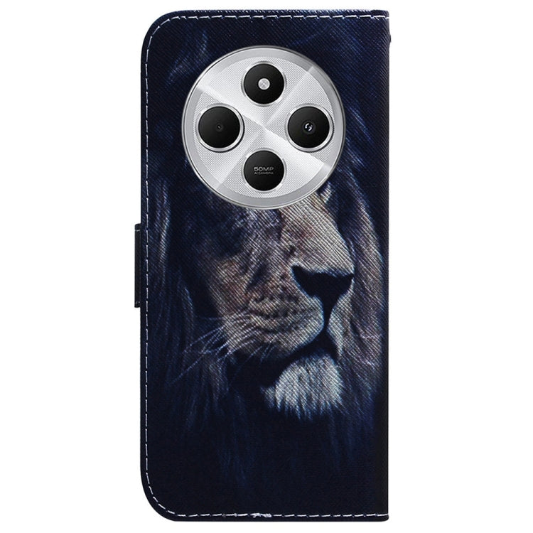 For Redmi 14C 4G Coloured Drawing Flip Leather Phone Case