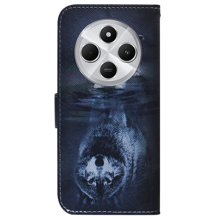 For Redmi 14C 4G Coloured Drawing Flip Leather Phone Case