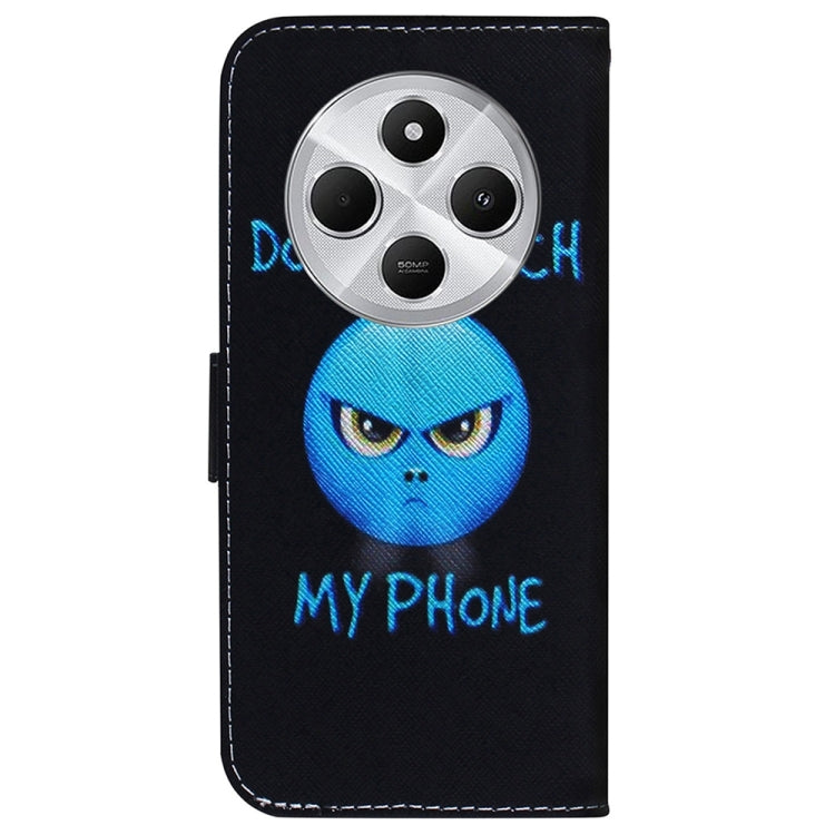 For Redmi 14C 4G Coloured Drawing Flip Leather Phone Case