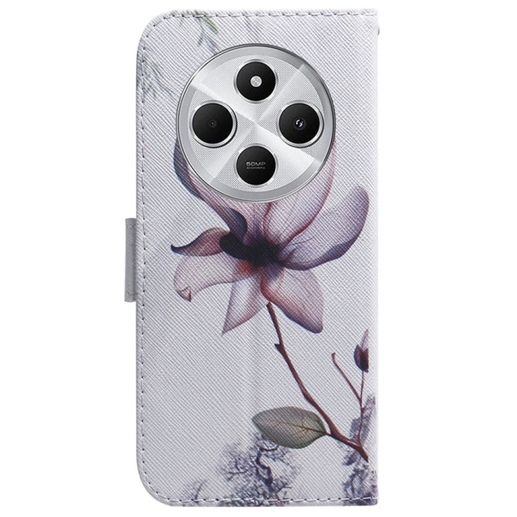 For Redmi 14C 4G Coloured Drawing Flip Leather Phone Case