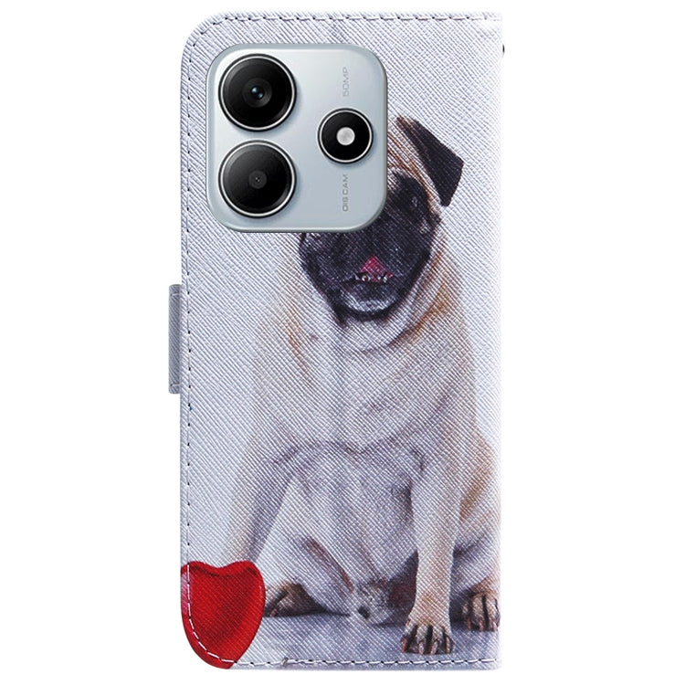 For Redmi Note 14 5G Coloured Drawing Flip Leather Phone Case