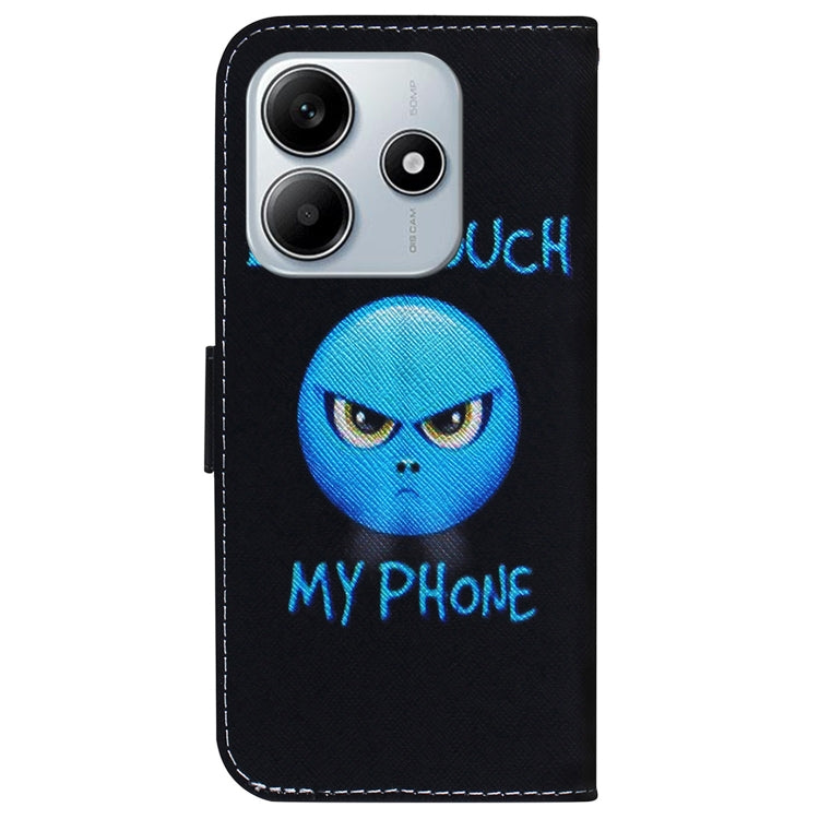For Redmi Note 14 5G Coloured Drawing Flip Leather Phone Case