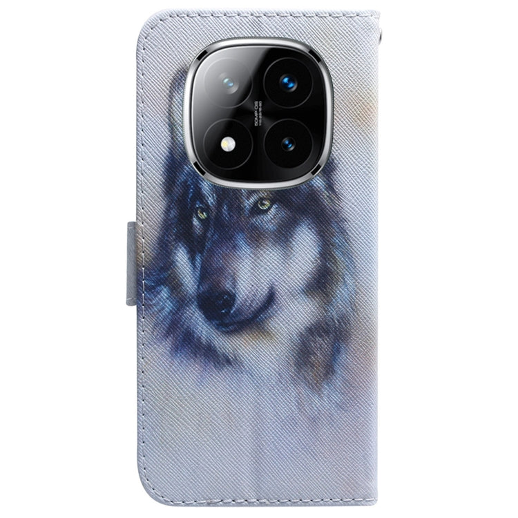 For Redmi Note 14 Pro / Note 14 Pro+ 5G Coloured Drawing Flip Leather Phone Case