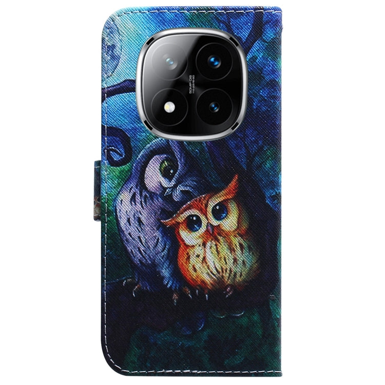 For Redmi Note 14 Pro / Note 14 Pro+ 5G Coloured Drawing Flip Leather Phone Case