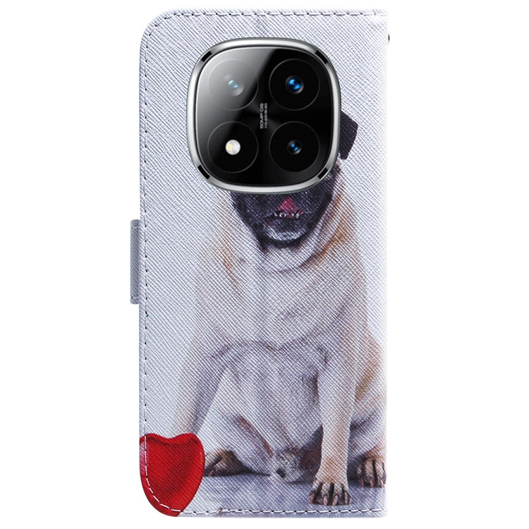 For Redmi Note 14 Pro / Note 14 Pro+ 5G Coloured Drawing Flip Leather Phone Case