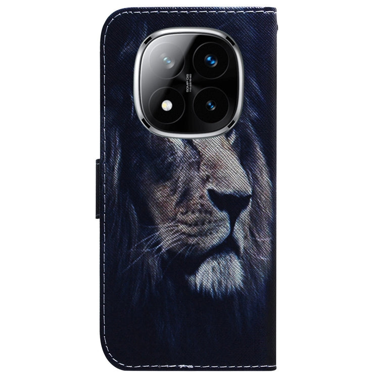 For Redmi Note 14 Pro / Note 14 Pro+ 5G Coloured Drawing Flip Leather Phone Case