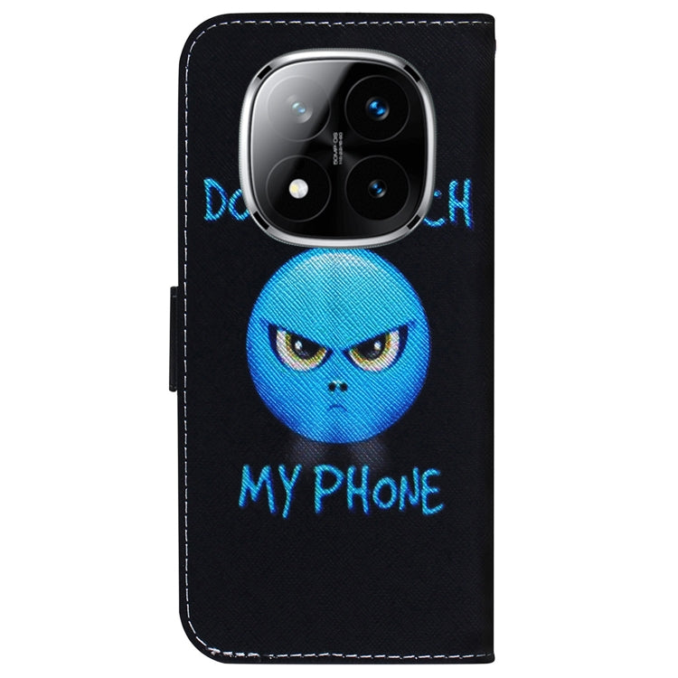 For Redmi Note 14 Pro / Note 14 Pro+ 5G Coloured Drawing Flip Leather Phone Case