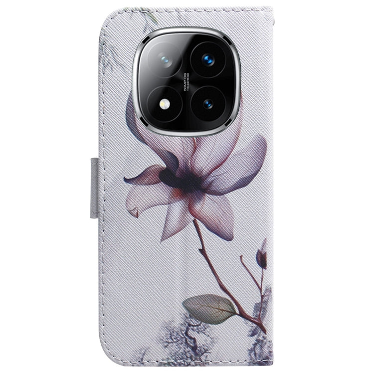 For Redmi Note 14 Pro / Note 14 Pro+ 5G Coloured Drawing Flip Leather Phone Case