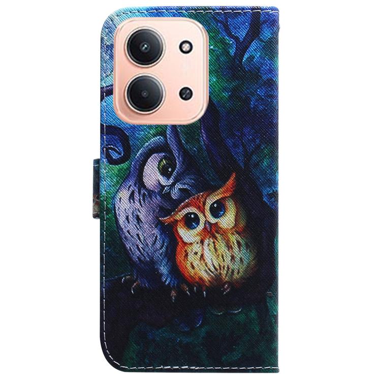For Redmi 15C 5G / 4G EU 173mm / Poco C85 5G Coloured Drawing Flip Leather Phone Case