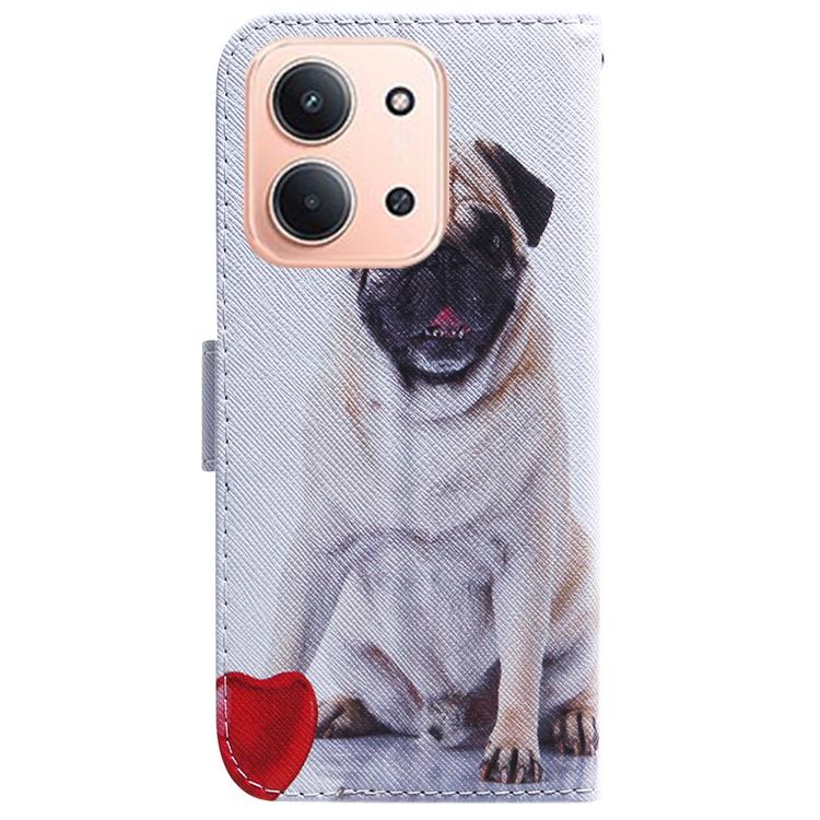 For Redmi 15C 5G / 4G EU 173mm / Poco C85 5G Coloured Drawing Flip Leather Phone Case