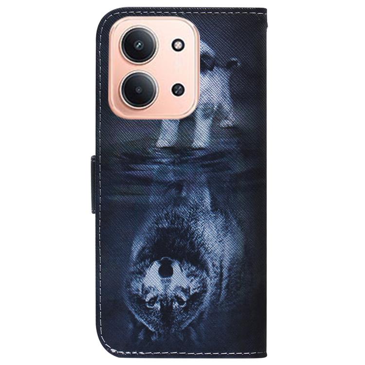 For Redmi 15C 5G / 4G EU 173mm / Poco C85 5G Coloured Drawing Flip Leather Phone Case