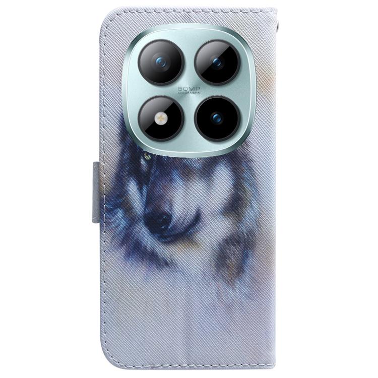 For Redmi Note 15 Pro 5G Global 163.6mm Coloured Drawing Flip Leather Phone Case