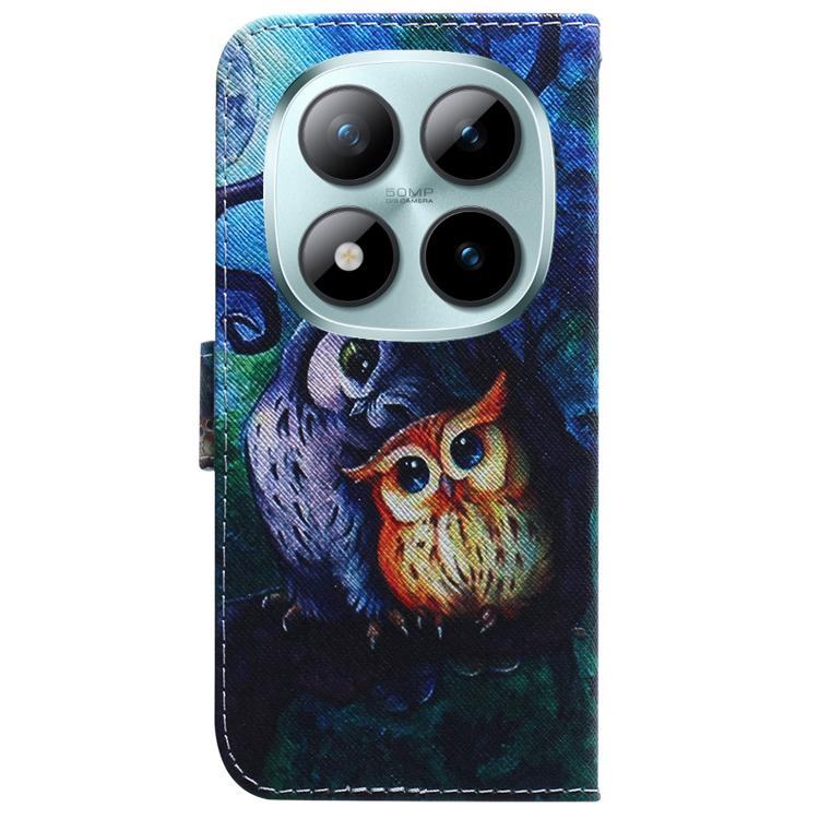 For Redmi Note 15 Pro 5G Global 163.6mm Coloured Drawing Flip Leather Phone Case