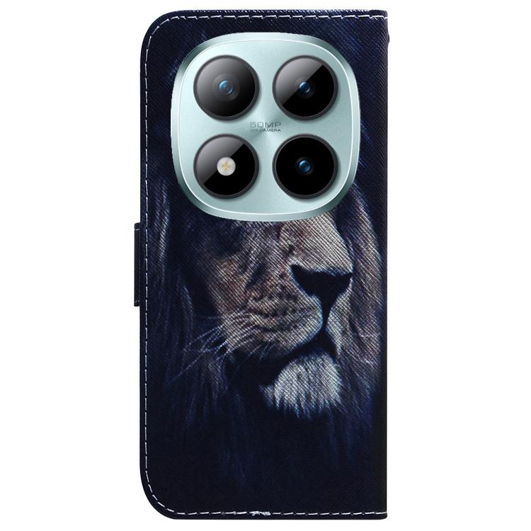 For Redmi Note 15 Pro 5G Global 163.6mm Coloured Drawing Flip Leather Phone Case