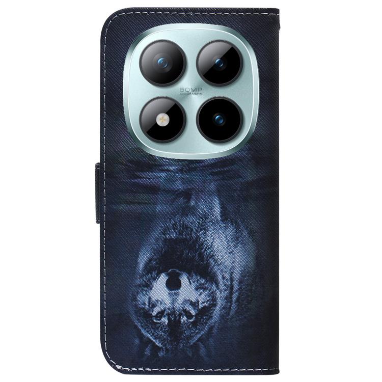 For Redmi Note 15 Pro 5G Global 163.6mm Coloured Drawing Flip Leather Phone Case