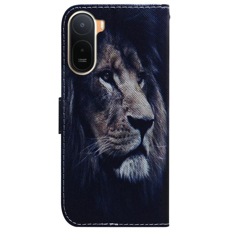 For Redmi A7 Pro 4G / 5G 171mm / Poco C85x 5G Coloured Drawing Flip Leather Phone Case