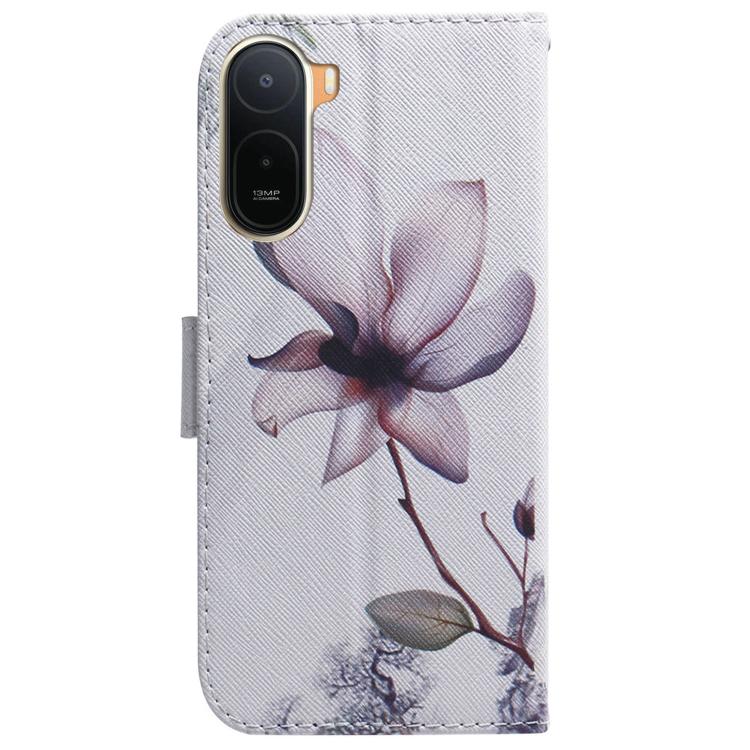 For Redmi A7 Pro 4G / 5G 171mm / Poco C85x 5G Coloured Drawing Flip Leather Phone Case