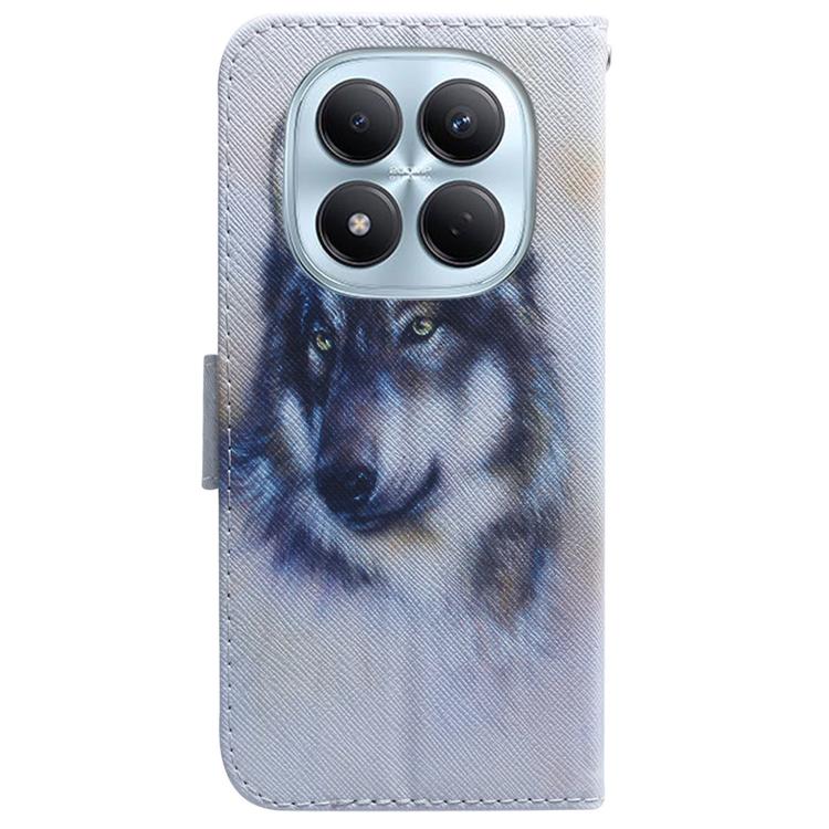 For Redmi Note 15 Pro 4G Global 163.2mm Coloured Drawing Flip Leather Phone Case