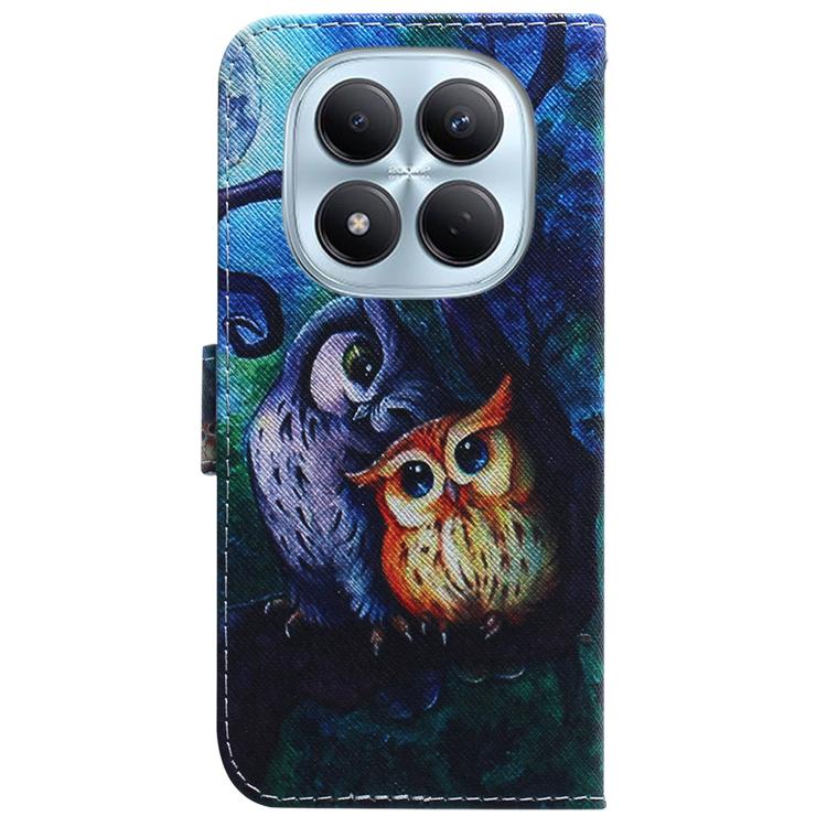 For Redmi Note 15 Pro 4G Global 163.2mm Coloured Drawing Flip Leather Phone Case