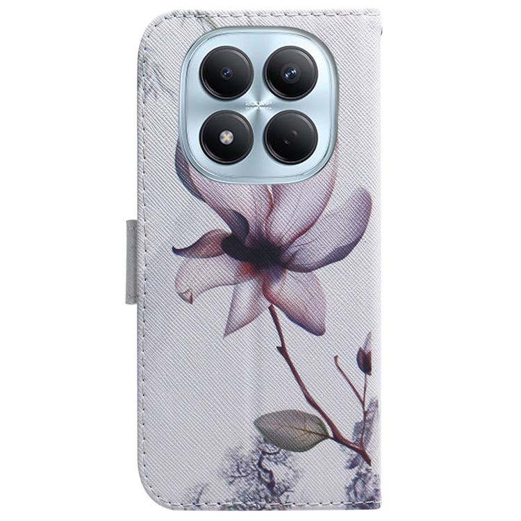 For Redmi Note 15 Pro 4G Global 163.2mm Coloured Drawing Flip Leather Phone Case