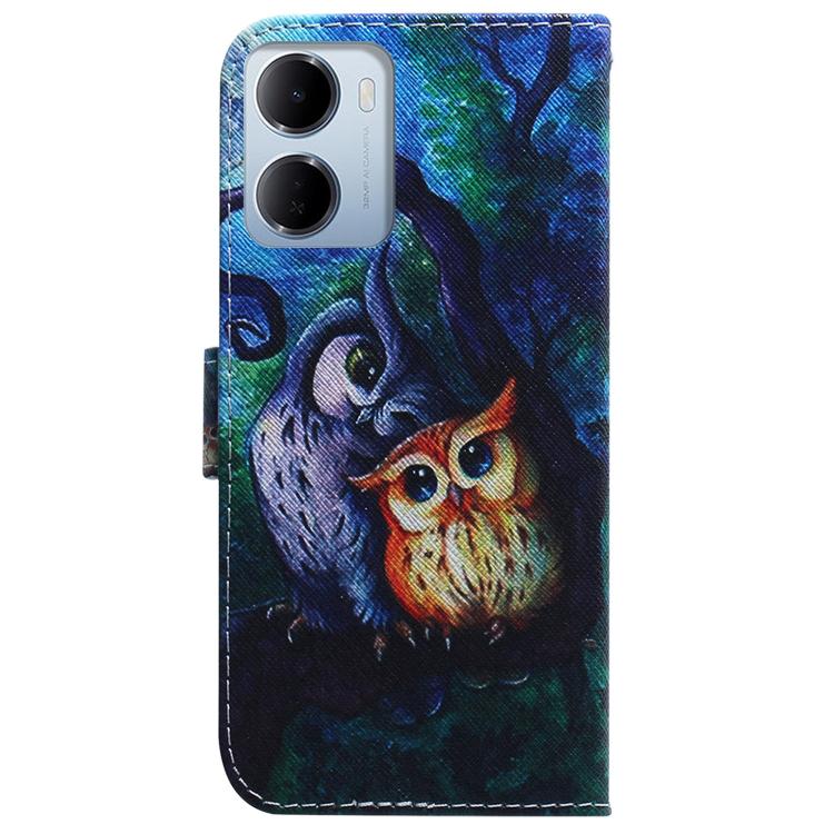 For Redmi 15a 5G Coloured Drawing Flip Leather Phone Case