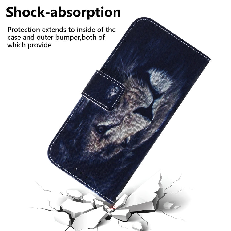 For Xiaomi Poco M6 4G Coloured Drawing Flip Leather Phone Case