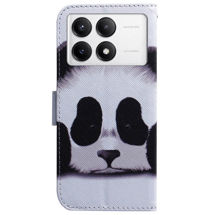 For Xiaomi Poco F6 Pro Coloured Drawing Flip Leather Phone Case