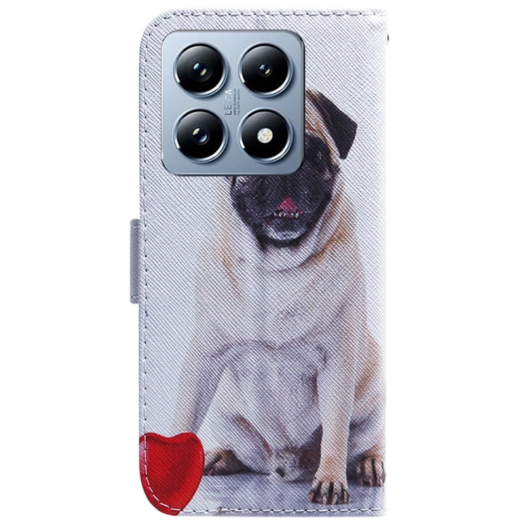 For Xiaomi 14T Coloured Drawing Flip Leather Phone Case