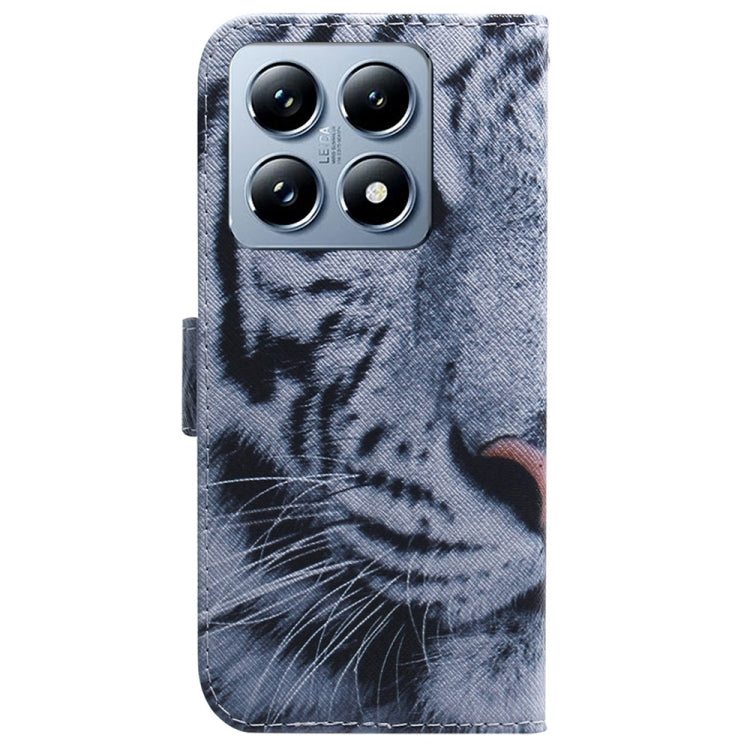 For Xiaomi 14T Pro Coloured Drawing Flip Leather Phone Case