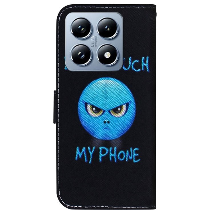 For Xiaomi 14T Pro Coloured Drawing Flip Leather Phone Case