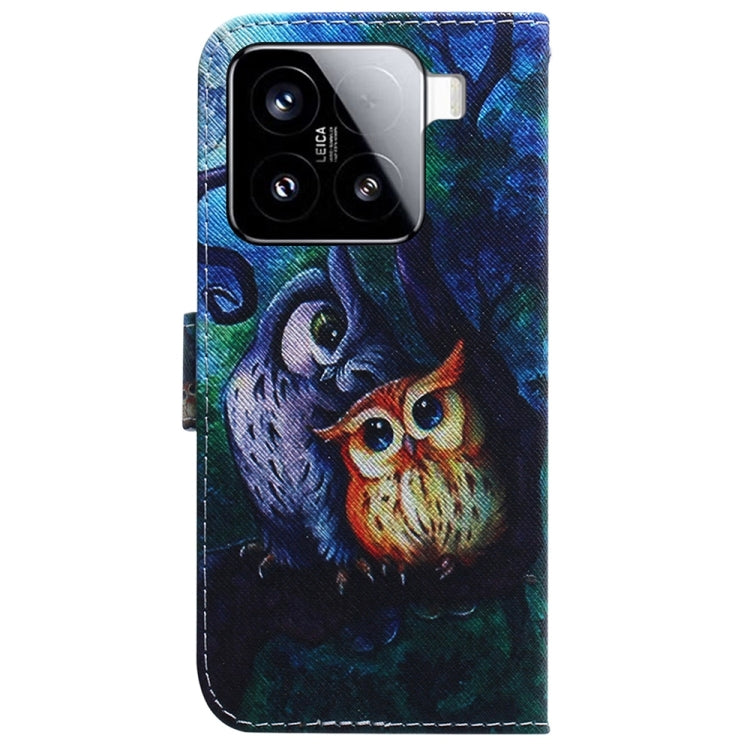 For Xiaomi 15 Coloured Drawing Flip Leather Phone Case