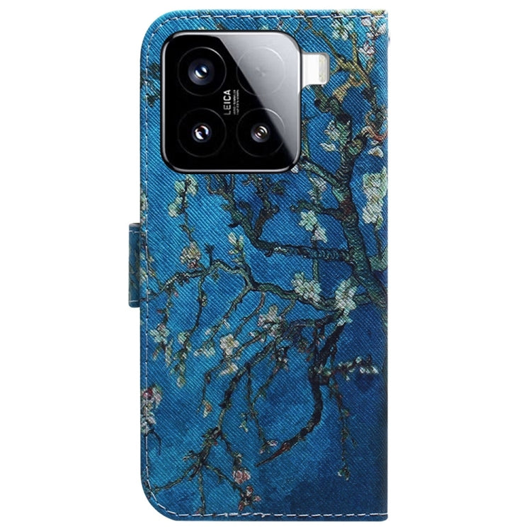 For Xiaomi 15 Coloured Drawing Flip Leather Phone Case