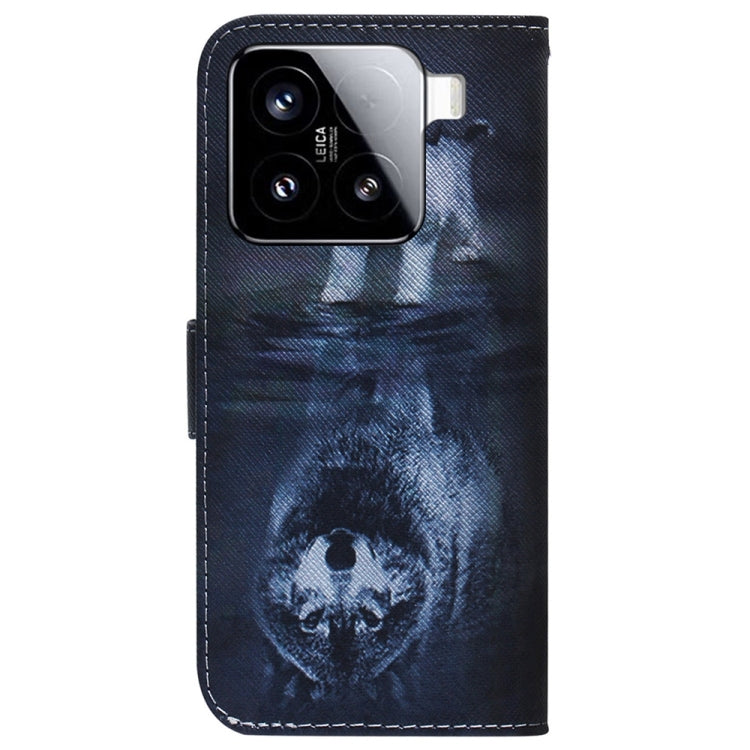 For Xiaomi 15 Coloured Drawing Flip Leather Phone Case