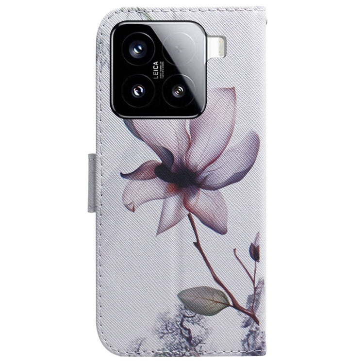 For Xiaomi 15 Coloured Drawing Flip Leather Phone Case