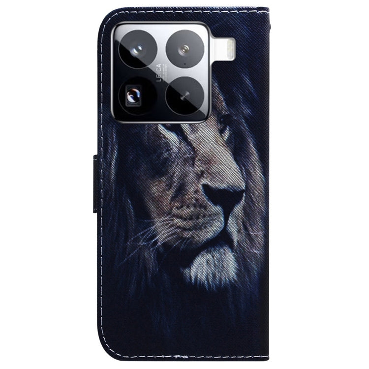 For Xiaomi 15 Pro Coloured Drawing Flip Leather Phone Case