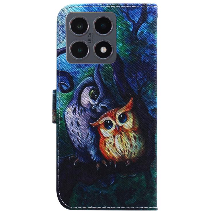 For Xiaomi 15T 5G Coloured Drawing Flip Leather Phone Case