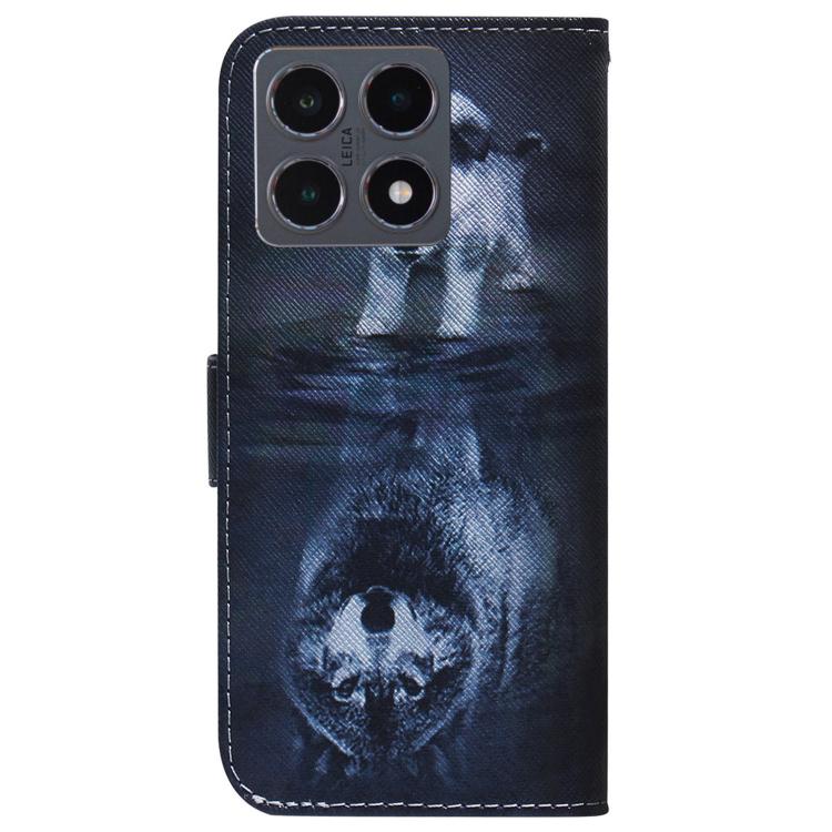 For Xiaomi 15T 5G Coloured Drawing Flip Leather Phone Case