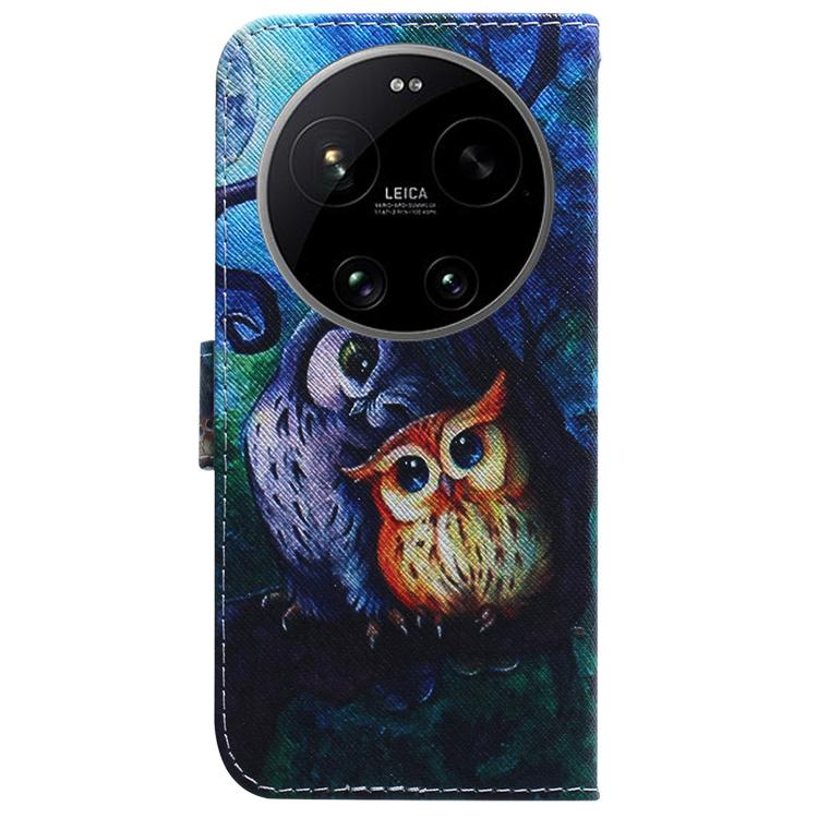 For Xiaomi 17 Ultra Coloured Drawing Flip Leather Phone Case
