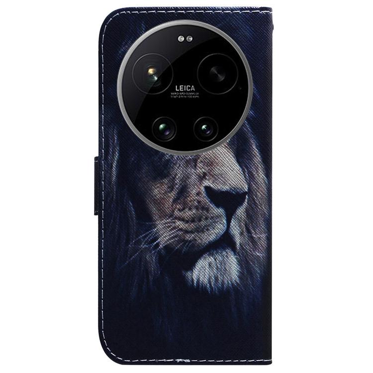 For Xiaomi 17 Ultra Coloured Drawing Flip Leather Phone Case
