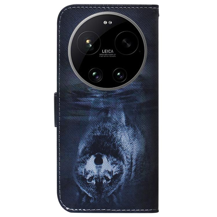 For Xiaomi 17 Ultra Coloured Drawing Flip Leather Phone Case