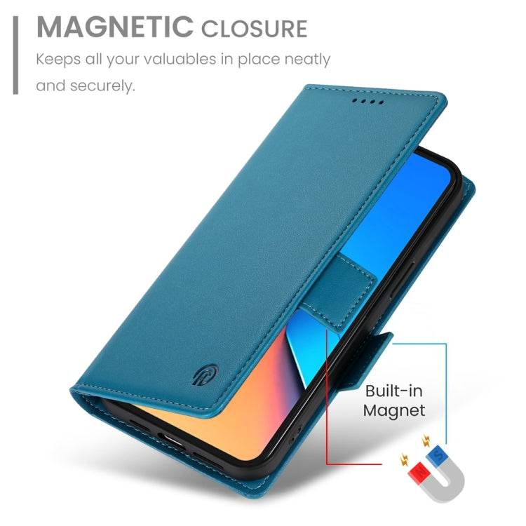 For Xiaomi Redmi 12 4G/5G / Note 12R Side Buckle Magnetic Frosted Leather Phone Case