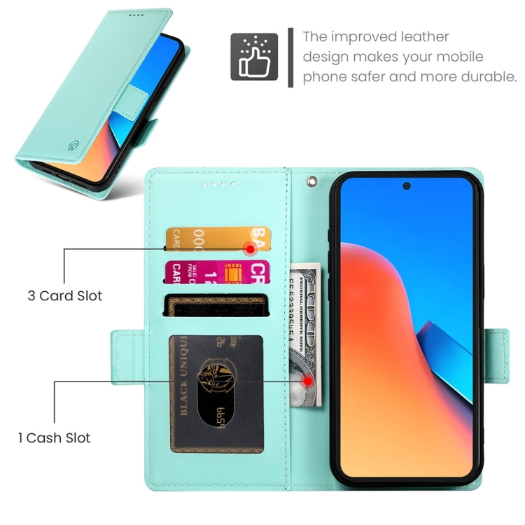 For Xiaomi Redmi 12 4G/5G / Note 12R Side Buckle Magnetic Frosted Leather Phone Case