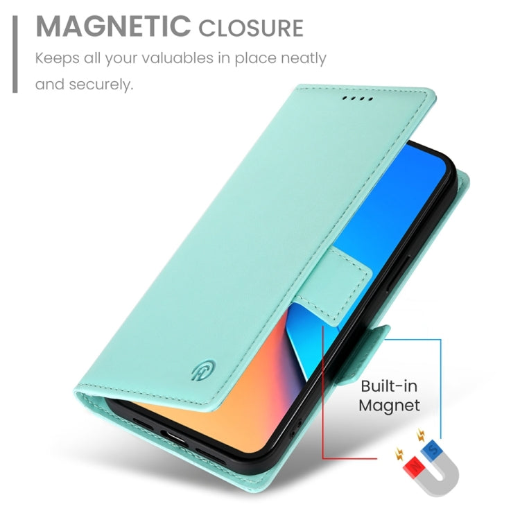 For Xiaomi Redmi 12 4G/5G / Note 12R Side Buckle Magnetic Frosted Leather Phone Case