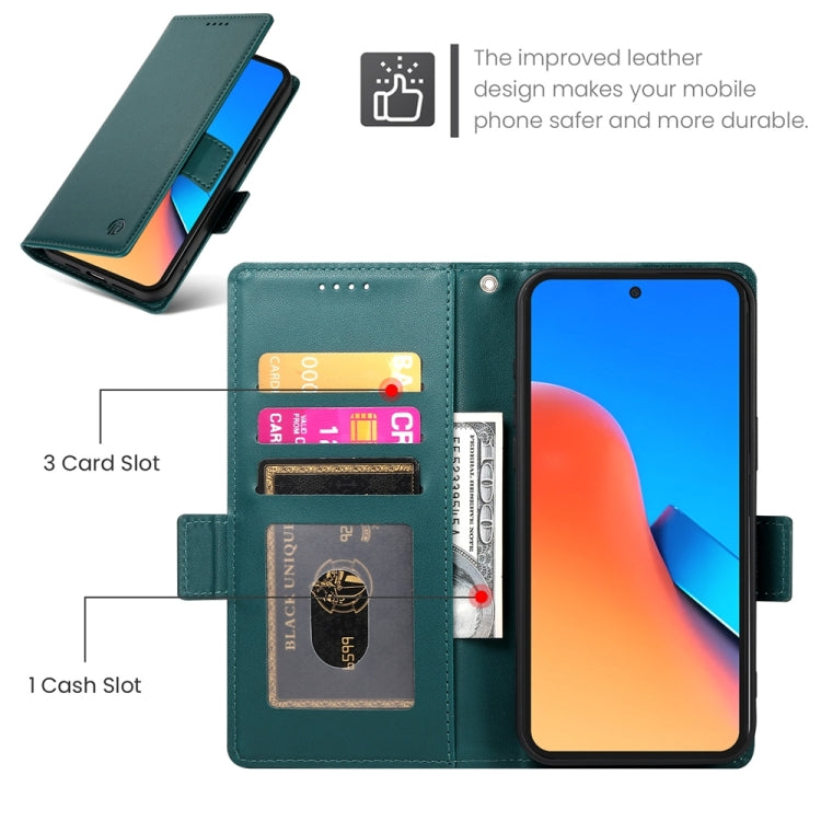 For Xiaomi Redmi 12 4G/5G / Note 12R Side Buckle Magnetic Frosted Leather Phone Case