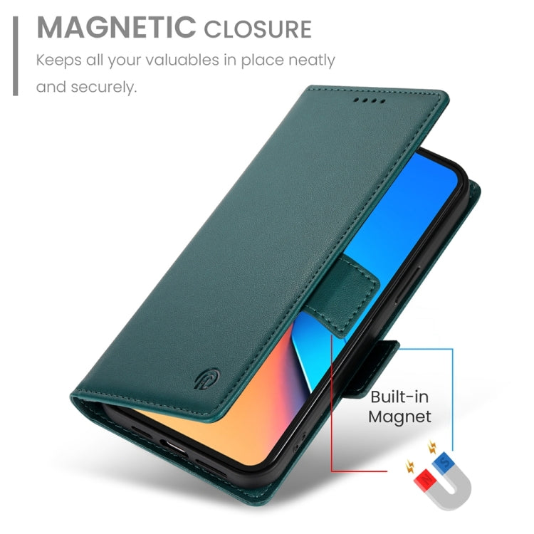 For Xiaomi Redmi 12 4G/5G / Note 12R Side Buckle Magnetic Frosted Leather Phone Case