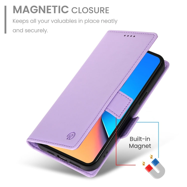 For Xiaomi Redmi 12 4G/5G / Note 12R Side Buckle Magnetic Frosted Leather Phone Case