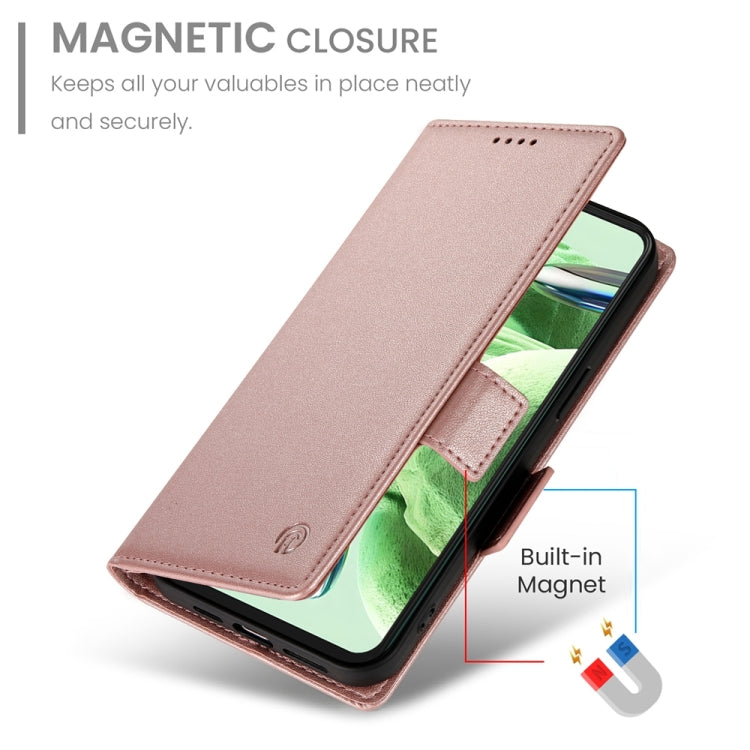 For Xiaomi Redmi Note 12 Global India Side Buckle Magnetic Frosted Leather Phone Case