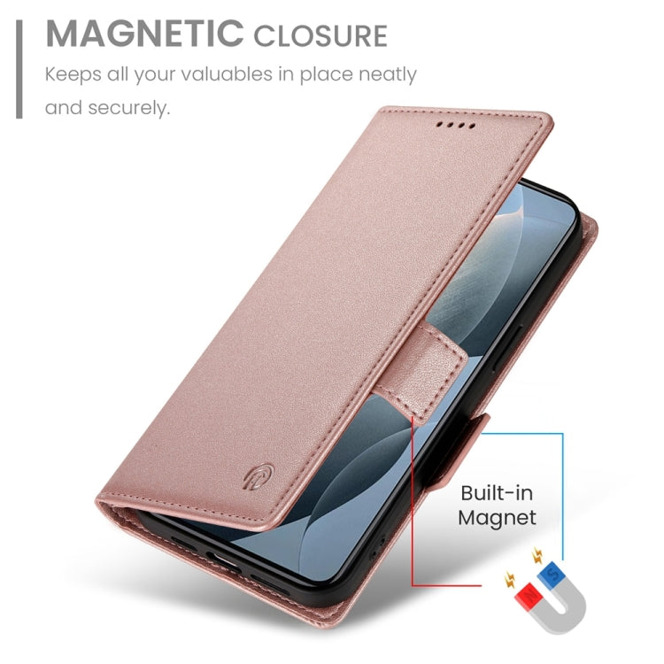 For Xiaomi Poco X6 Pro 5G Global Side Buckle Magnetic Frosted Leather Phone Case