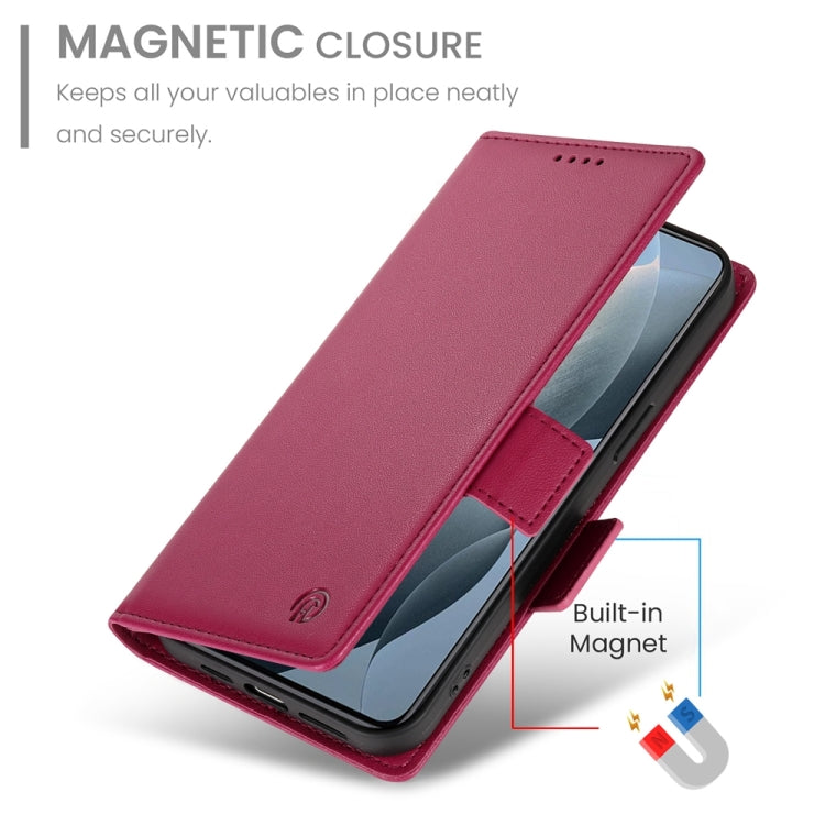 For Xiaomi Poco X6 Pro 5G Global Side Buckle Magnetic Frosted Leather Phone Case